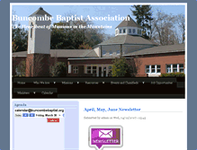 Tablet Screenshot of buncombebaptist.org